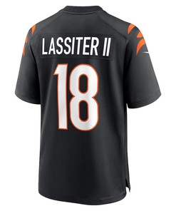 Kwamie Lassiter II Cincinnati Bengals Game Player Jersey - Black