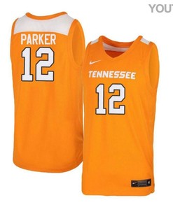 Kwe Parker 12 Tennessee Volunteers Elite Basketball Youth Jersey - Orange White