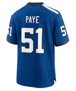 Kwity Paye 51 Indianapolis Colts Indiana Nights Alternate Game Men Jersey - Royal
