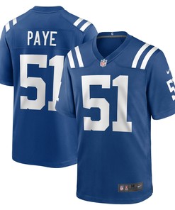 Kwity Paye Indianapolis Colts Game Jersey - Royal Nfl