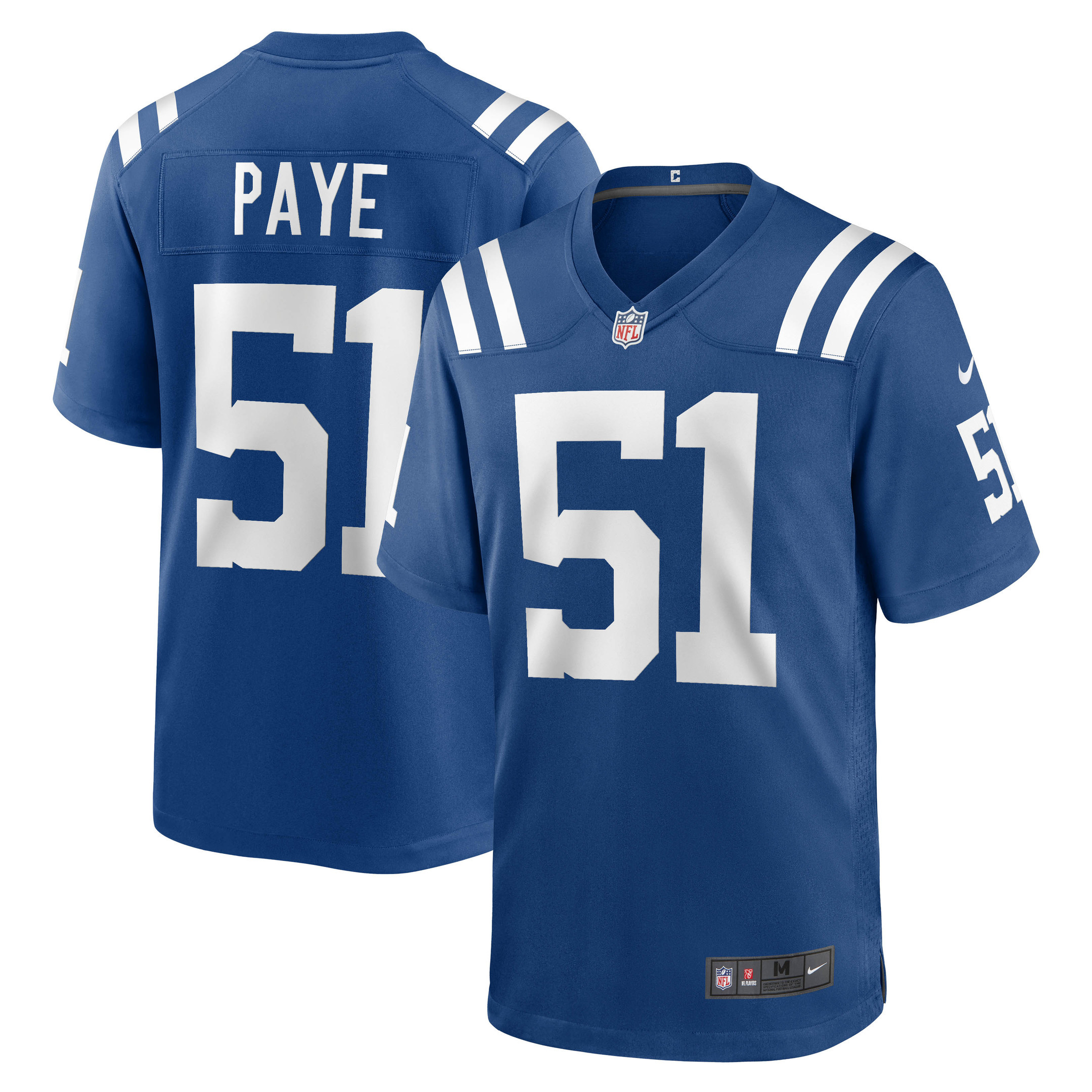 Kwity Paye Indianapolis Colts Game Jersey - Royal Nfl