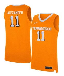 Kyle Alexander 11 Tennessee Volunteers Elite Basketball Men Jersey - Orange