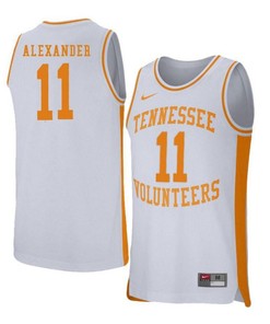 Kyle Alexander 11 Tennessee Volunteers Retro Elite Basketball Men Jersey - White