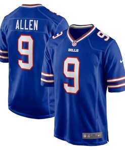 Kyle Allen 9 Buffalo Bills Men Game Jersey - Royal