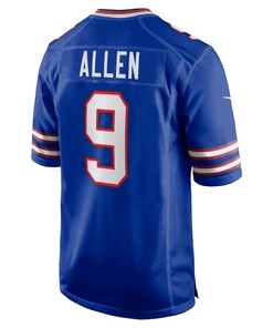 Kyle Allen 9 Buffalo Bills Men Game Jersey - Royal