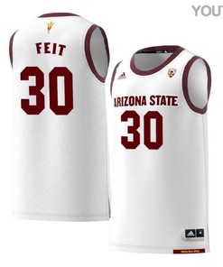 Kyle Feit 30 Arizona State Sun Devils Retro Basketball Youth Jersey - White