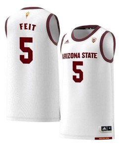 Kyle Feit 5 Arizona State Sun Devils Retro Basketball Men Jersey - White