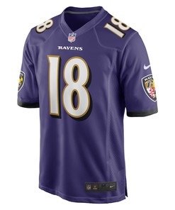 Kyle Fuller Baltimore Ravens Player Game Jersey - Purple