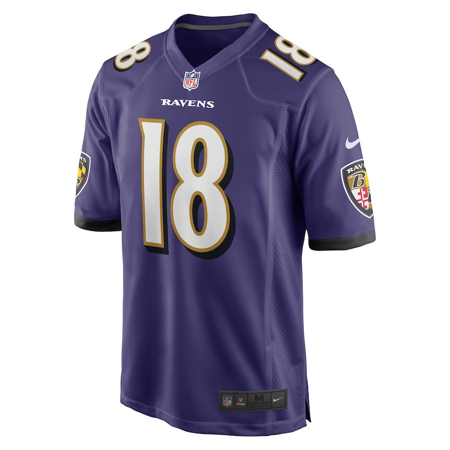 Kyle Fuller Baltimore Ravens Player Game Jersey - Purple