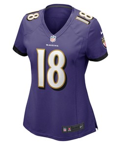 Kyle Fuller Baltimore Ravens Women's Player Game Jersey - Purple