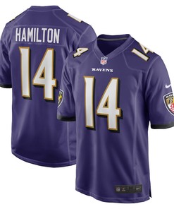 Kyle Hamilton 14 Baltimore Ravens 2022 Draft First Round Pick Game Jersey In Purple