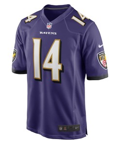 Kyle Hamilton 14 Baltimore Ravens 2022 Draft First Round Pick Game Jersey In Purple