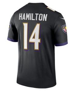 Kyle Hamilton 14 Baltimore Ravens Legend Jersey - Black