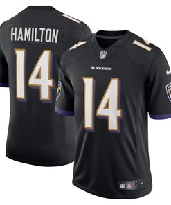 Kyle Hamilton 14 Baltimore Ravens Men's Vapor Limited Jersey - Black