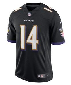Kyle Hamilton 14 Baltimore Ravens Men's Vapor Limited Jersey - Black
