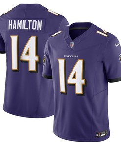 Kyle Hamilton 14 Baltimore Ravens Vapor F.U.S.E. Limited Jersey - Purple