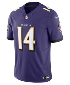 Kyle Hamilton 14 Baltimore Ravens Vapor F.U.S.E. Limited Jersey - Purple
