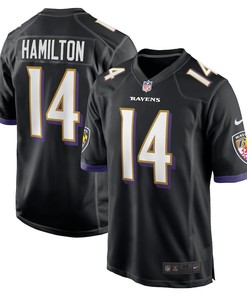 Kyle Hamilton Baltimore Ravens 2022 NFL Draft First Round Pick Game Jersey - Black