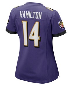 Kyle Hamilton Baltimore Ravens Women's Player Game Jersey - Purple