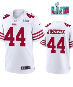 Kyle Juszczyk 44 San Francisco 49Ers Super Bowl LVII 2022 23 Game White Jersey