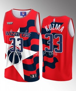 Kyle Kuzma 33 Washington Wizards & KidSuper Studios Unisex Hometown Jersey