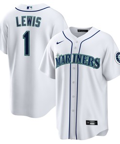 Kyle Lewis Seattle Mariners Replica Player Name Jersey - White Mlb Ver 1