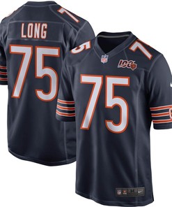 Kyle Long Chicago Bears Nike 100th Season Game Jersey - Navy
