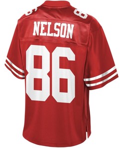 Kyle Nelson San Francisco 49ers Nfl Pro Line Team Player Jersey - Scarlet