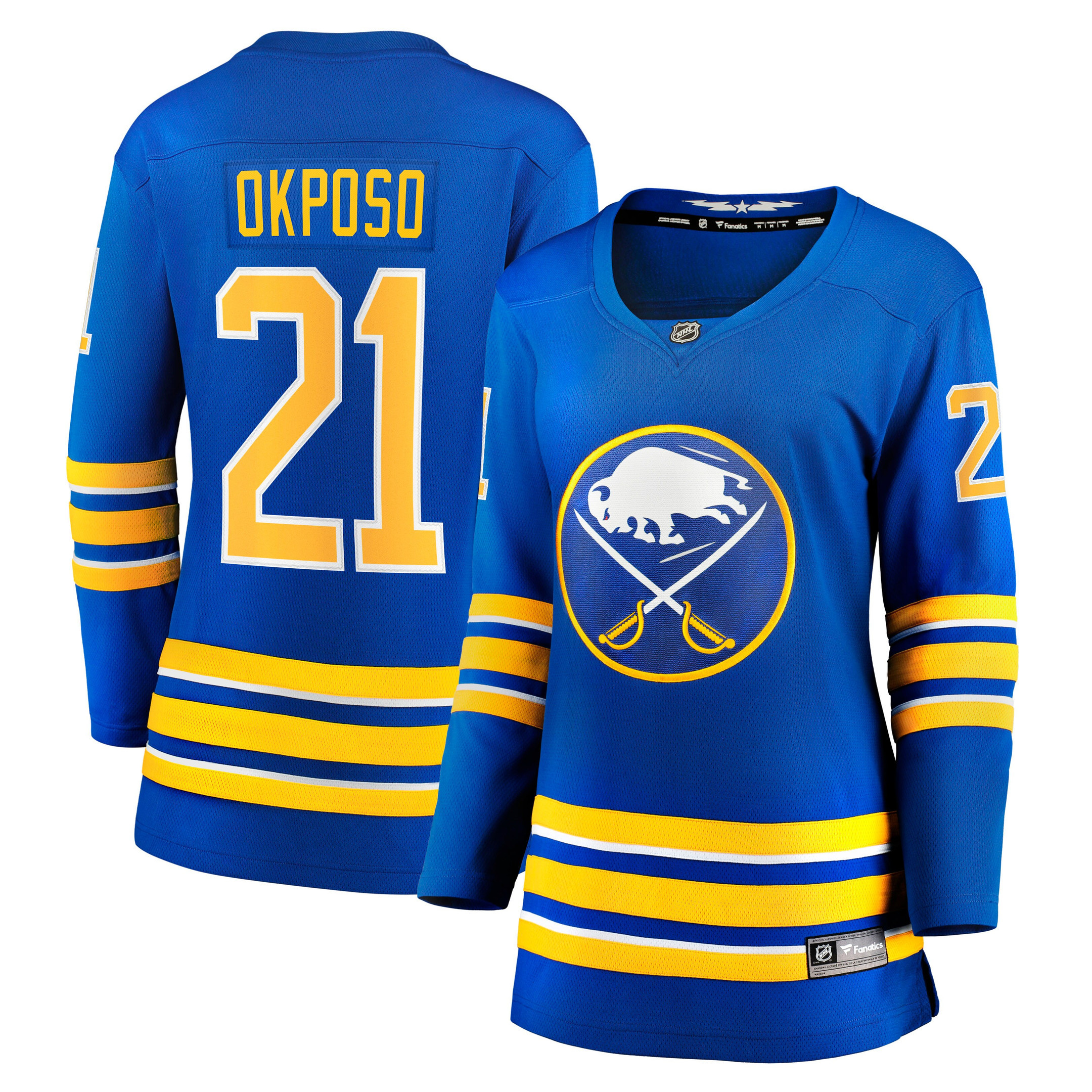 Kyle Okposo Buffalo Sabres Fanatics Branded Womens Home Breakaway Jersey - Royal Nhl