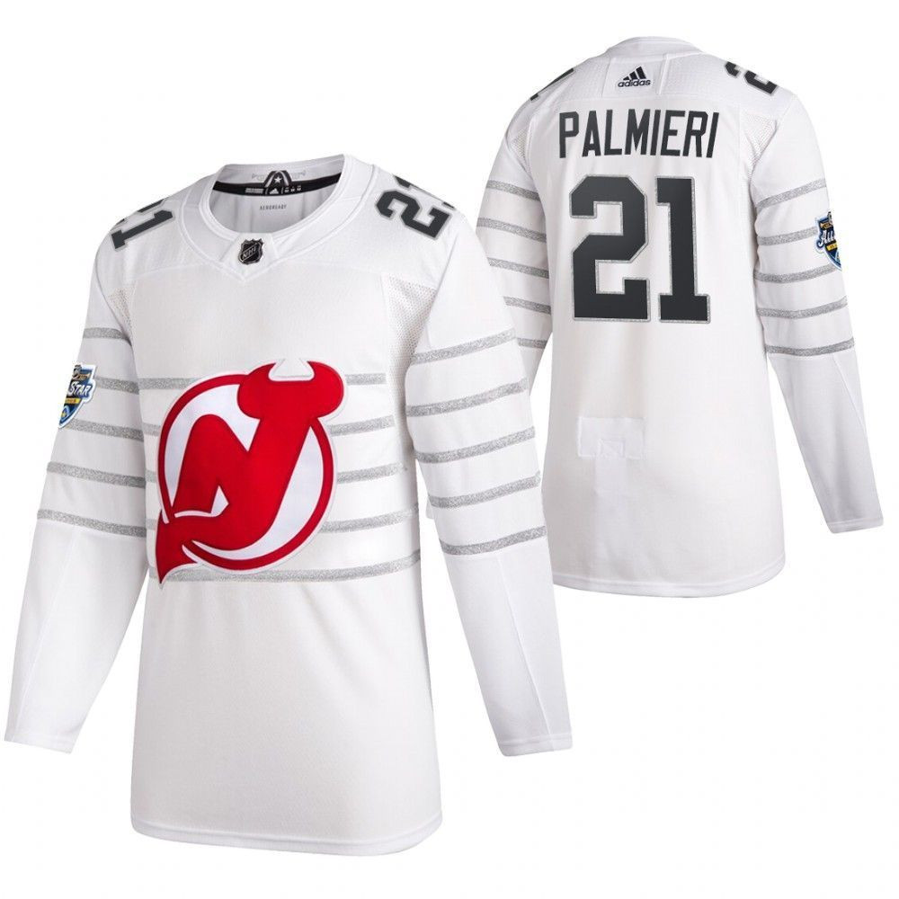 Kyle Palmieri #21 New Jersey Devil 2020 Nhl All Star White Jersey Jersey