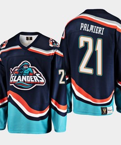 Kyle Palmieri 21 New York Islanders Navy Reverse Retro 2.0 Jersey 2022-23