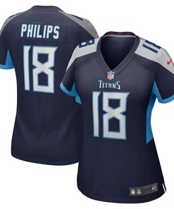Kyle Philips Tennessee Titans Women's Game Player Jersey - Navy