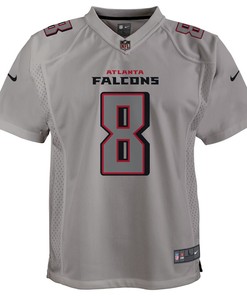 Kyle Pitts 8 Atlanta Falcons Youth Atmosphere Game Jersey - Gray