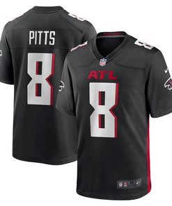 Kyle Pitts Atlanta Falcons Game Jersey Black Nfl