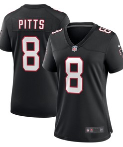 Kyle Pitts Atlanta Falcons Womens Game Jersey - Black Nfl