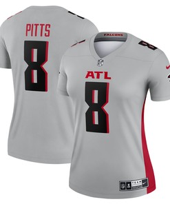 Kyle Pitts Atlanta Falcons Womens Inverted Legend Jersey - Gray Nfl