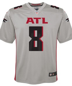 Kyle Pitts Atlanta Falcons Youth Inverted Game Jersey - Gray