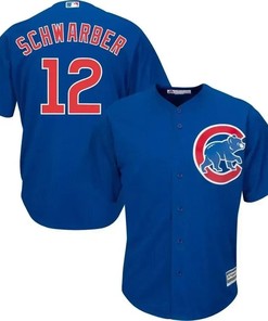 Kyle Schwarber Chicago Cubs Official Cool Base Player Jersey - Royal