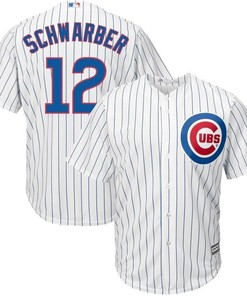 Kyle Schwarber Chicago Cubs Official Cool Base Player Jersey - White
