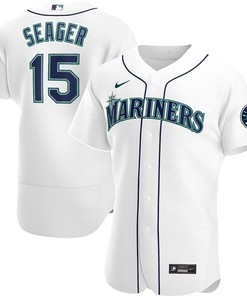 Kyle Seager #15 Seattle Marines 2020 Mlb White Jersey