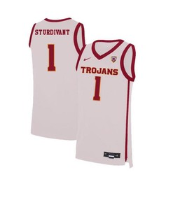 Kyle Sturdivant 1 USC Trojans Elite Basketball Men Jersey - White