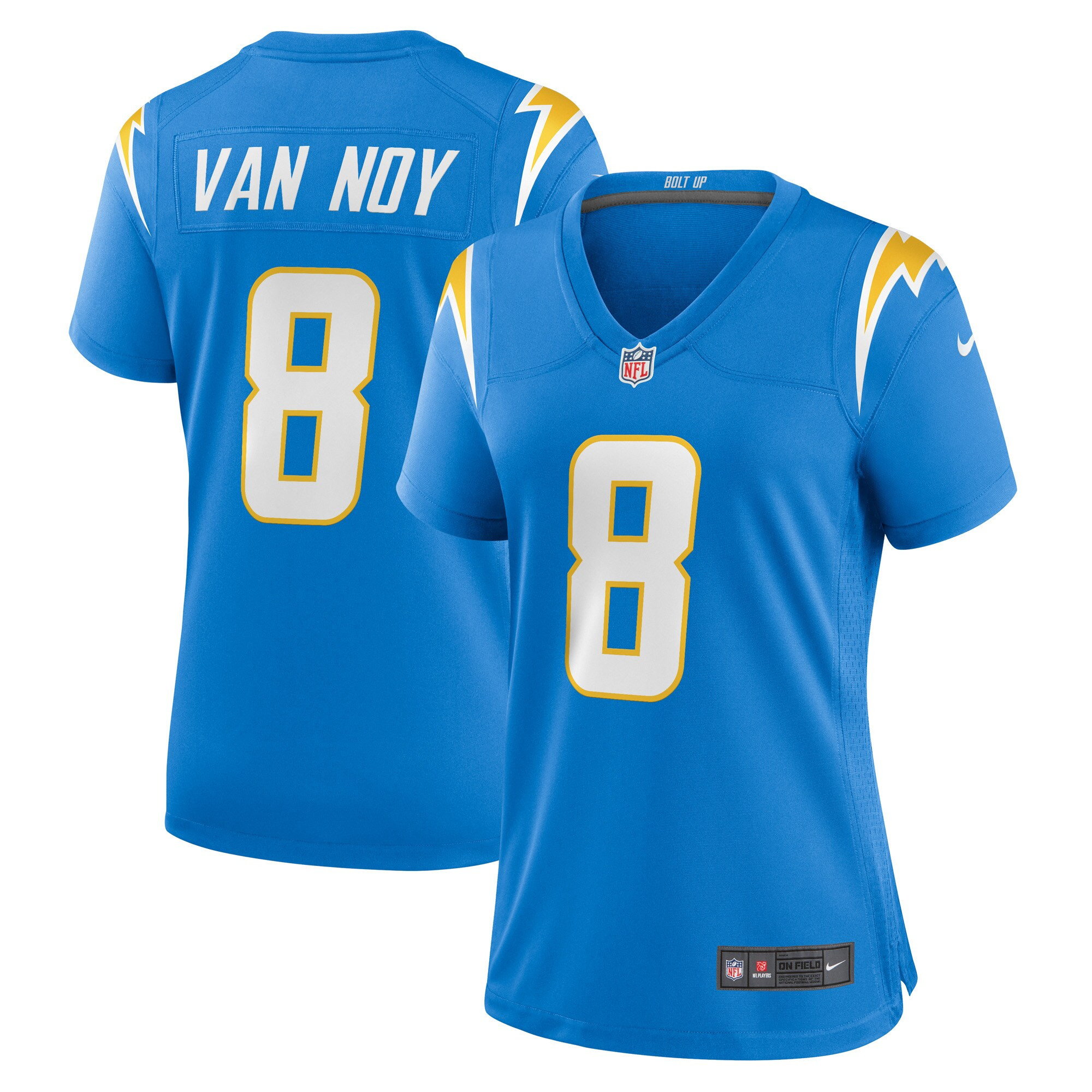Kyle Van Noy Los Angeles Chargers Womens Player Game Jersey - Powder Blue Nfl