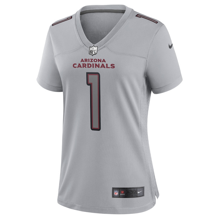 Kyler Murray 1 Arizona Cardinals Women's Atmosphere Fashion Game Jersey - Gray