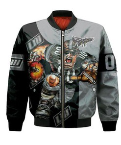 LIU Brooklyn Blackbirds Bomber Jacket Football Go On - NCAA