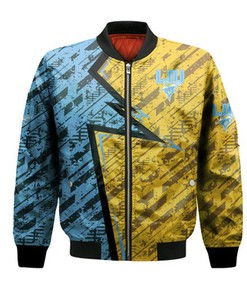LIU Sharks Bomber Abstract Pattern Sport- NCAA