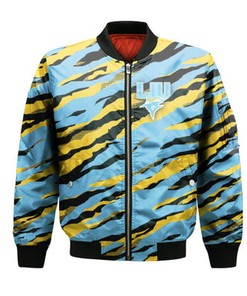 LIU Sharks Bomber Jacket Sport Style Keep Go On - NCAA