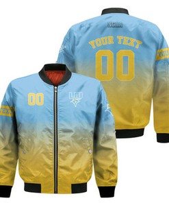 LIU Sharks Fadded Bomber Jacket - NCAA