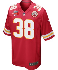 L'Jarius Sneed 38 Kansas City Chiefs Super Bowl LVII Champions 3 Stars Men Game Jersey - Red