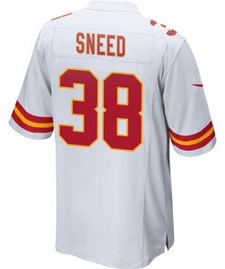 L'Jarius Sneed 38 Kansas City Chiefs Super Bowl LVII Champions Men Game Jersey - White