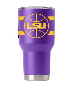 LSU Purple Basketball Tumbler Gift for Fan